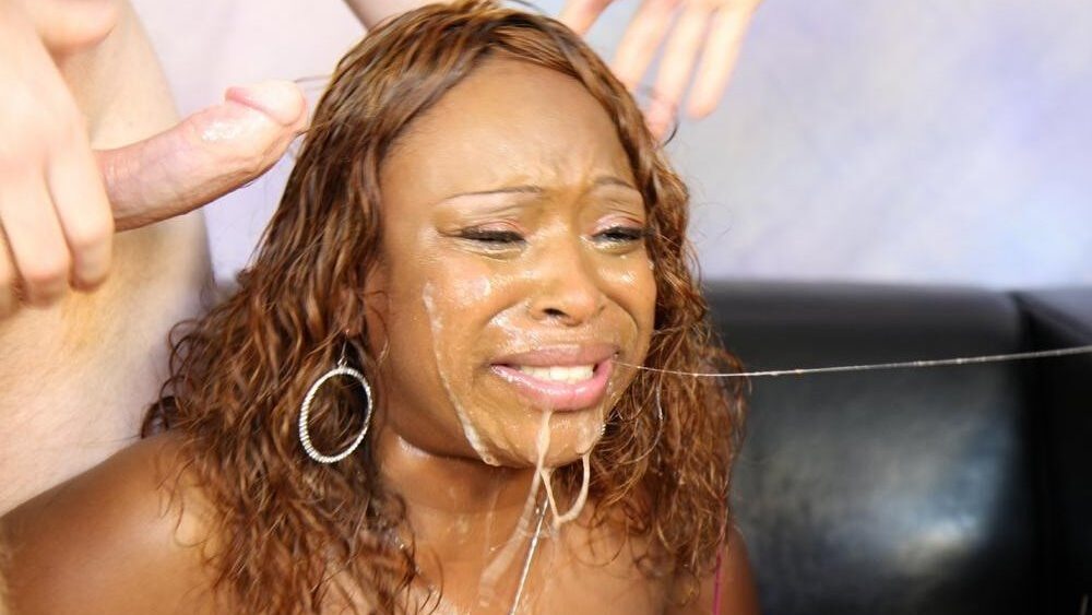 Skyy Black Ebony Face Fuck